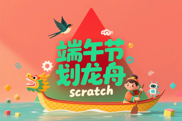 Scratch 端午节划龙舟