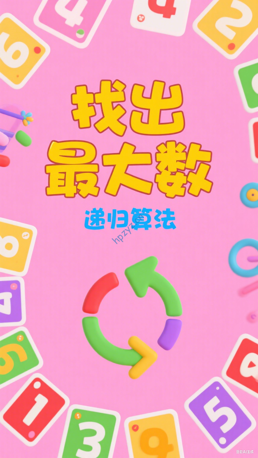 找出最大值(递归算法)