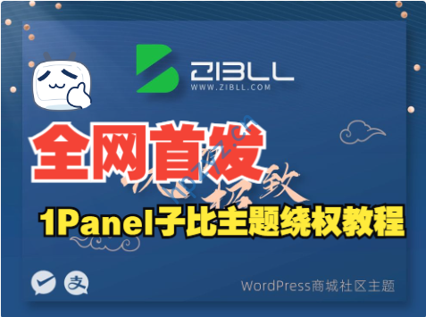 1Panel版子比免授权文件+主题