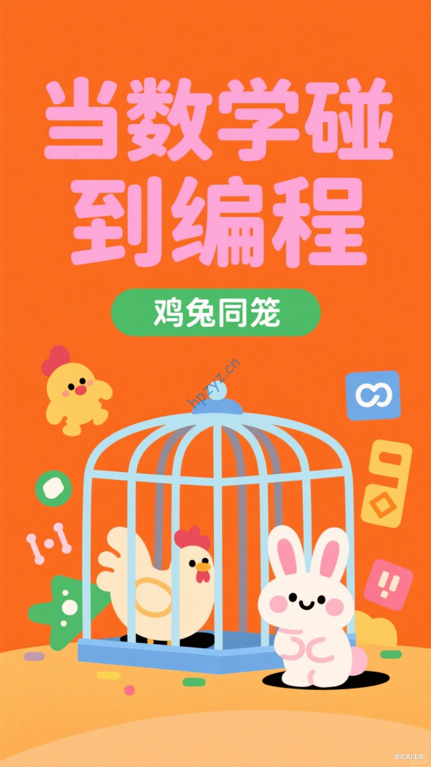 当数学遇到编程(鸡兔同笼问题)