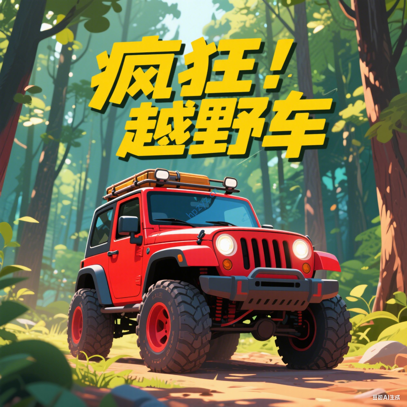 Scratch精品案例 疯狂越野车